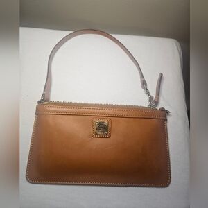 Dooney & Bourke Brown Leather Wristlet